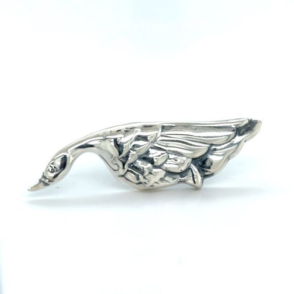 Tiffany & Co Goose Brooch Sterling Silver Estate TIF896 - Picture 7 of 9